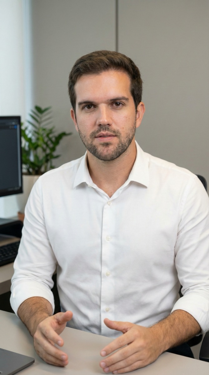 Foto profissional gerada por IA — corporativo